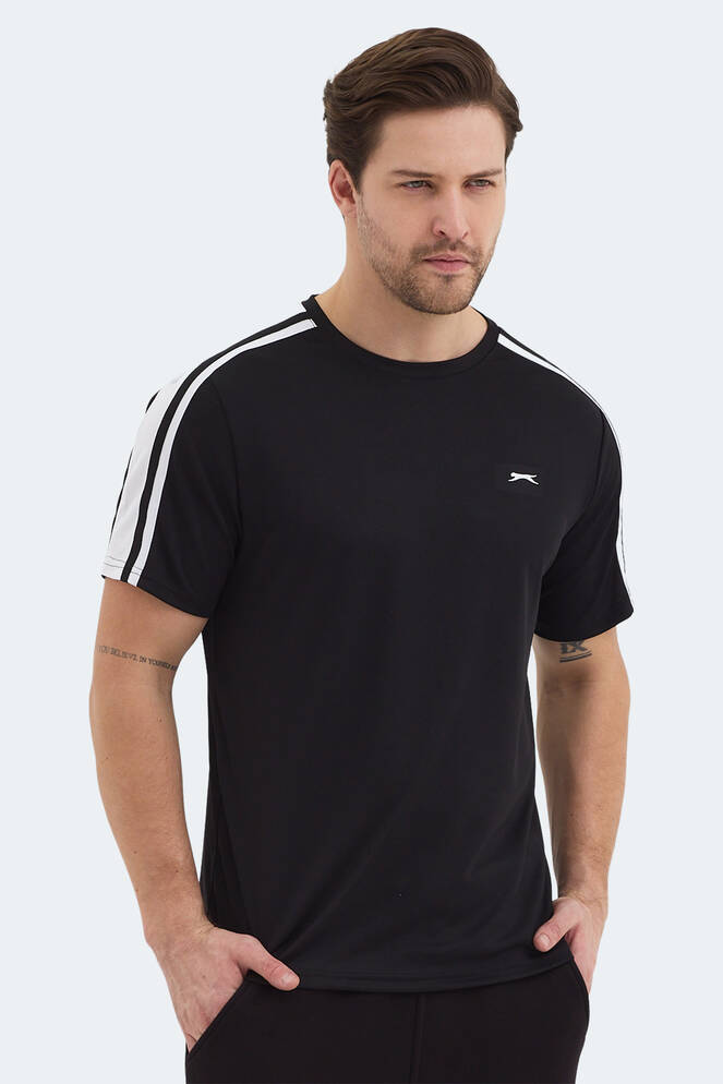 Slazenger REWIND Erkek Siyah Tişört