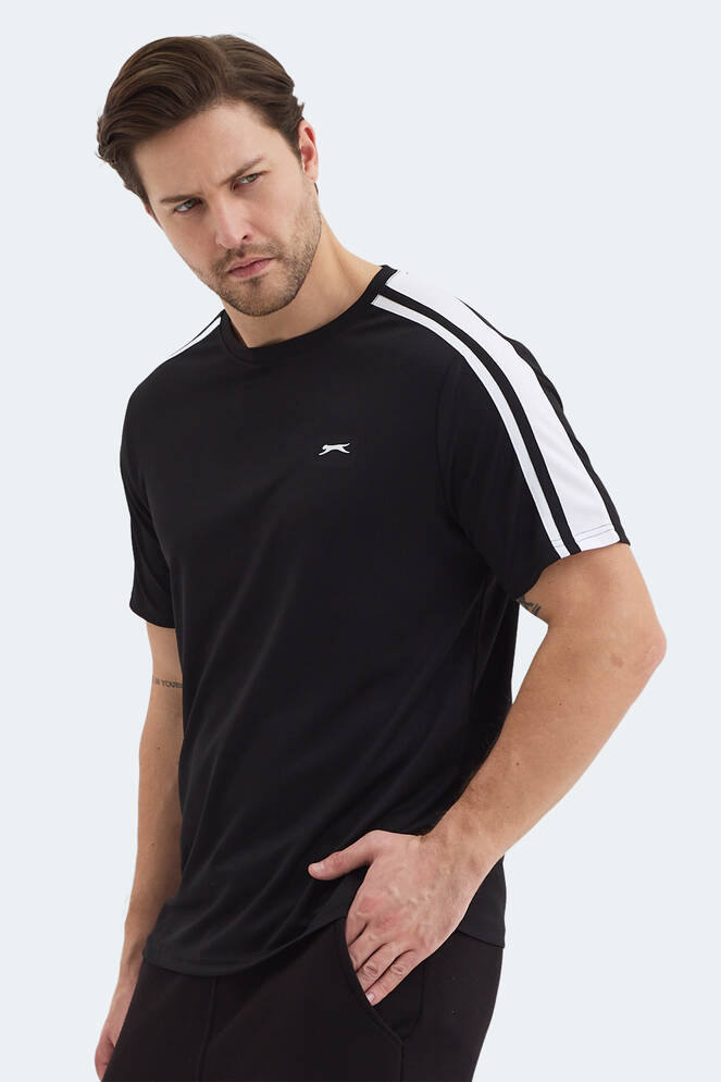 Slazenger REWIND Erkek Siyah Tişört