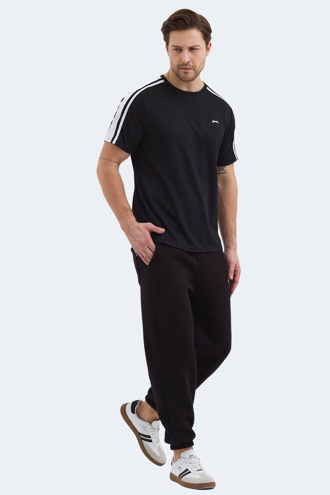 Slazenger REWIND Erkek Siyah Tişört