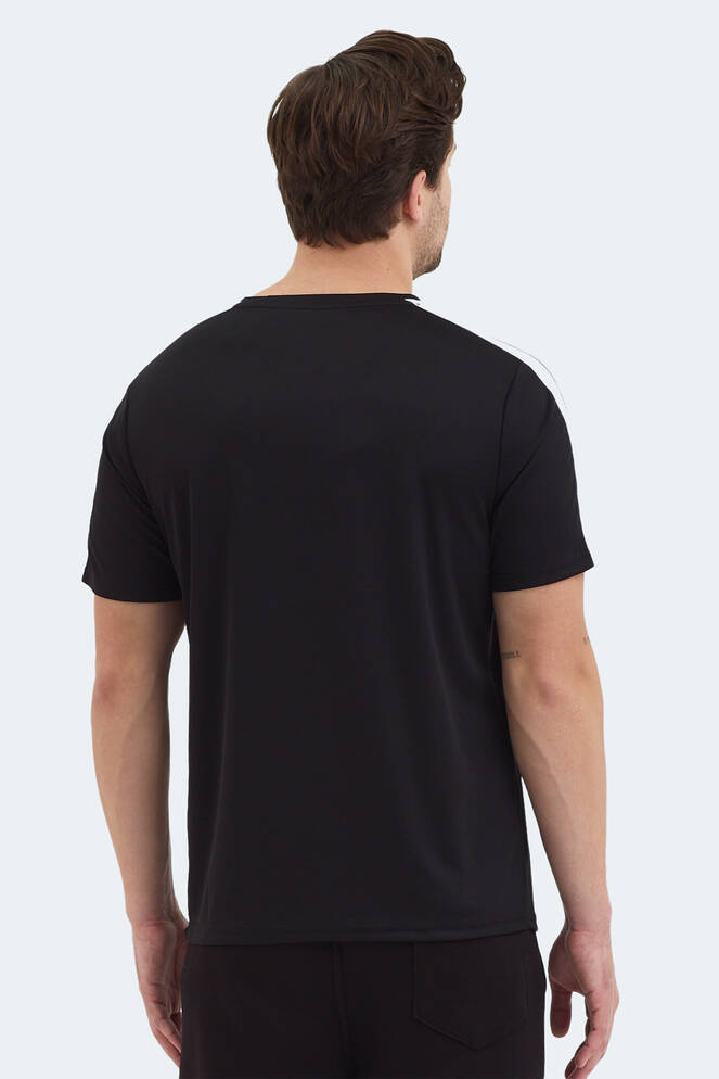 Slazenger REWIND Erkek Siyah Tişört