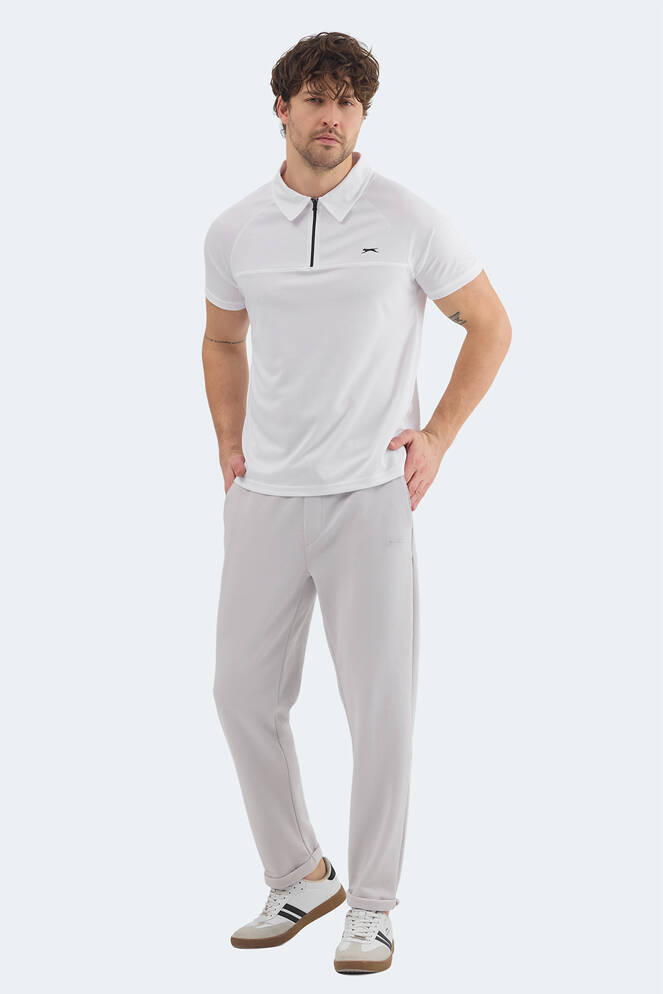 Slazenger REYANA Erkek Polo Yaka Beyaz Tişört