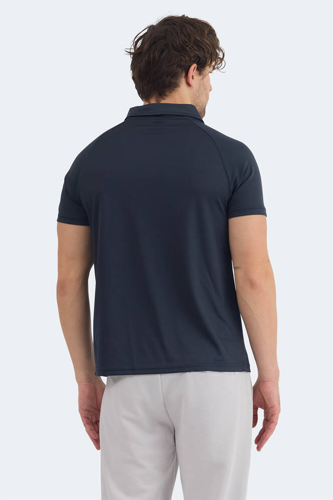 Slazenger REYANA Erkek Polo Yaka Koyu Gri Tişört