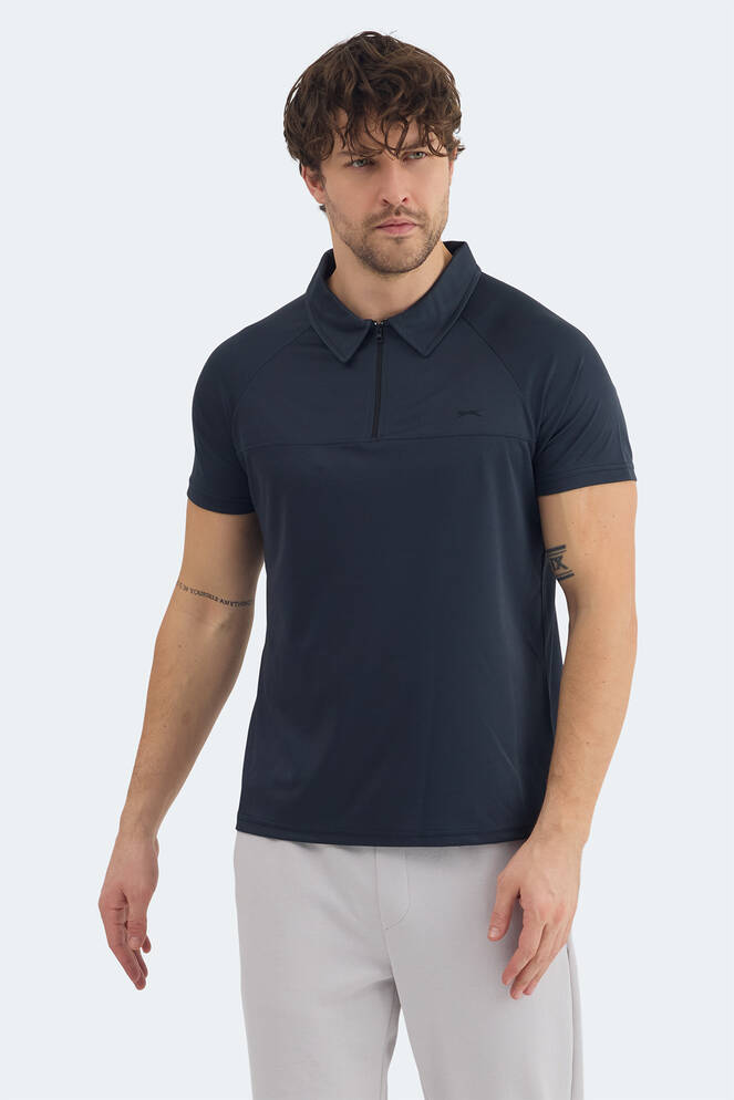 Slazenger REYANA Erkek Polo Yaka Koyu Gri Tişört