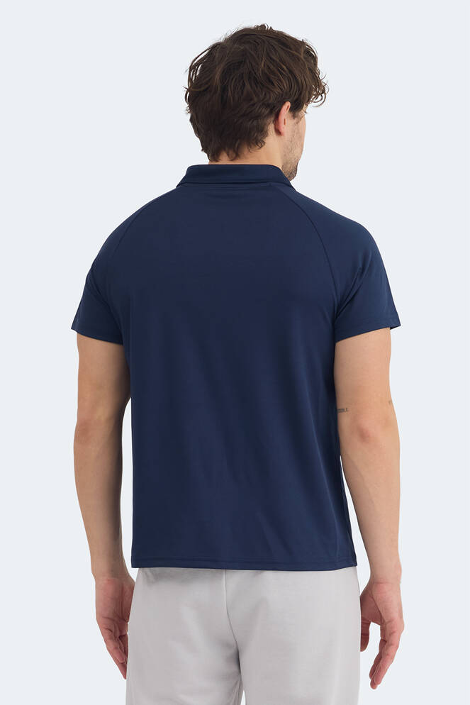 Slazenger REYANA Erkek Polo Yaka Lacivert Tişört