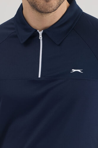 Slazenger REYANA Erkek Polo Yaka Lacivert Tişört - Thumbnail