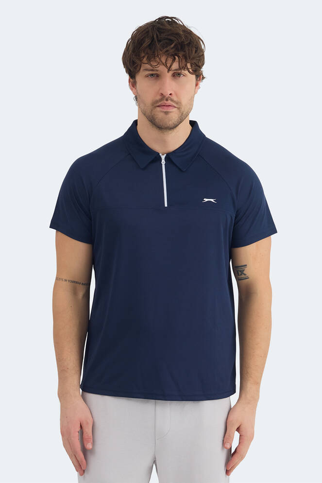 Slazenger REYANA Erkek Polo Yaka Lacivert Tişört