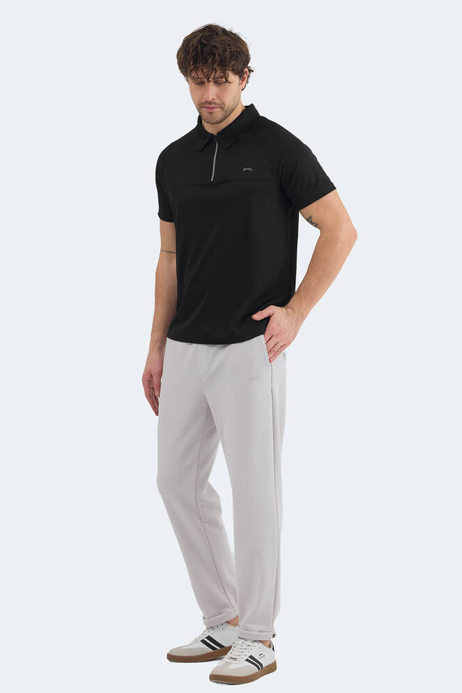 Slazenger REYANA Erkek Polo Yaka Siyah Tişört