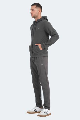 Slazenger RICH Erkek Eşofman Takımı Koyu Gri - Thumbnail