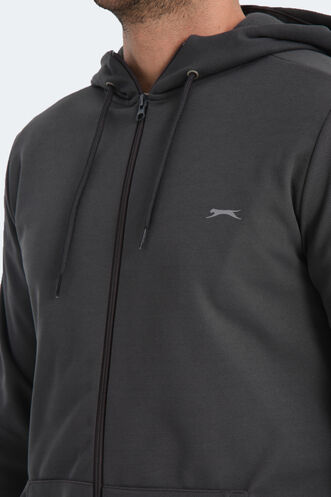 Slazenger RICH Erkek Eşofman Takımı Koyu Gri - Thumbnail