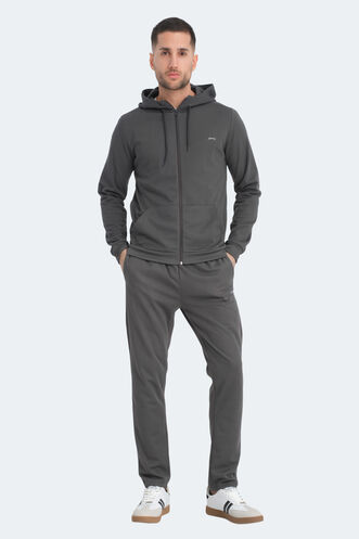Slazenger RICH Men's Tracksuit Dark Gray - Thumbnail