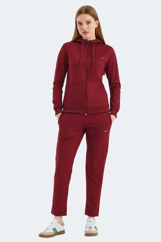 Slazenger RID Women's Tracksuit Burgundy - Thumbnail