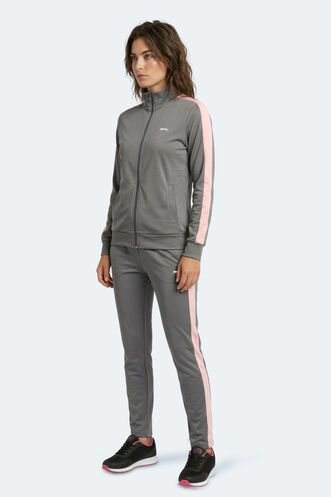 Slazenger RIFLE Women's Tracksuit Dark Grey - Thumbnail