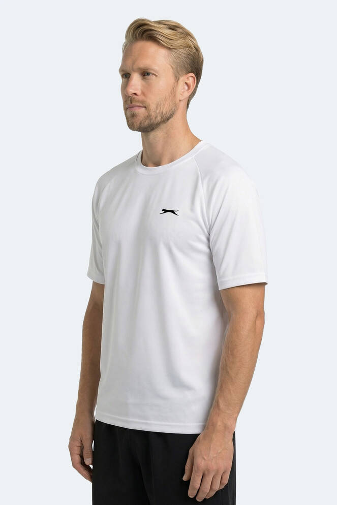 Slazenger RISING Erkek Beyaz Tişört