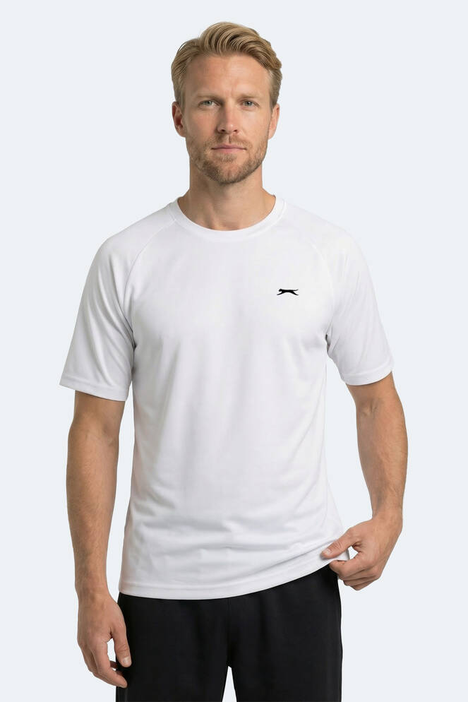 Slazenger RISING Erkek Beyaz Tişört