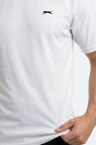 Slazenger RISING Erkek Beyaz Tişört - Thumbnail