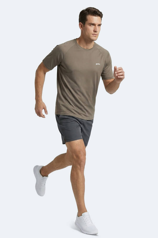 Slazenger RISING Erkek Kahve Tişört