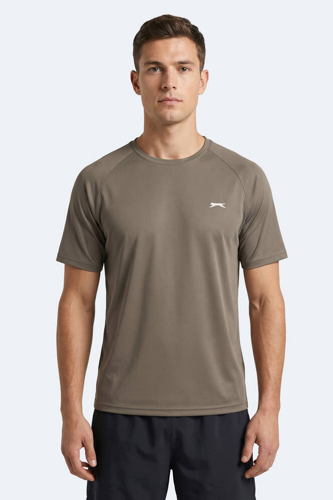 Slazenger RISING Erkek Kahve Tişört