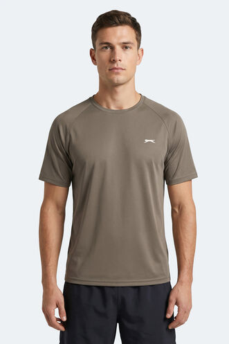 Slazenger - Slazenger RISING Erkek Kahve Tişört