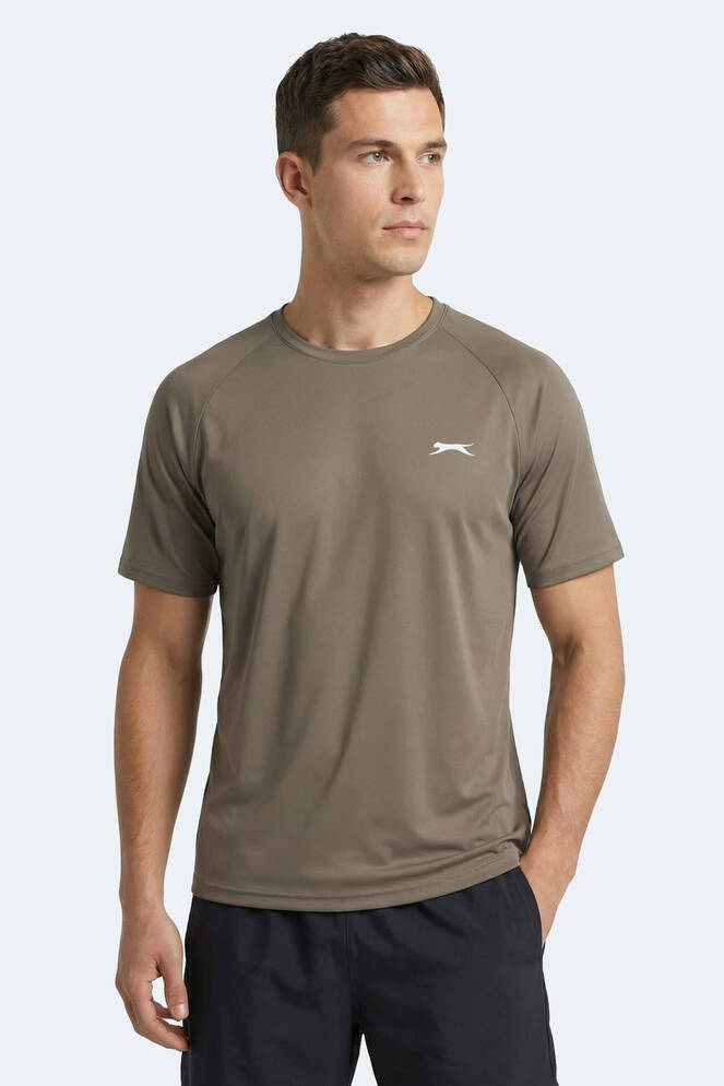 Slazenger RISING Erkek Kahve Tişört