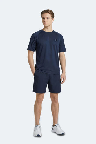 Slazenger RISING Erkek Lacivert Tişört - Thumbnail