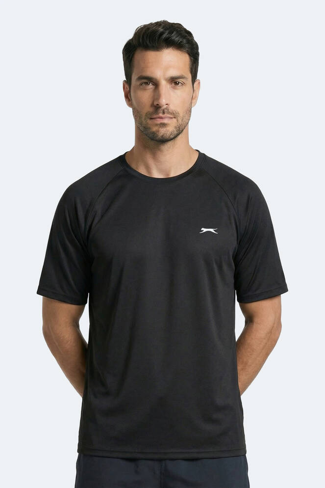 Slazenger RISING Erkek Siyah Tişört