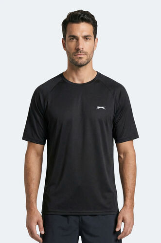 Slazenger - Slazenger RISING Erkek Siyah Tişört