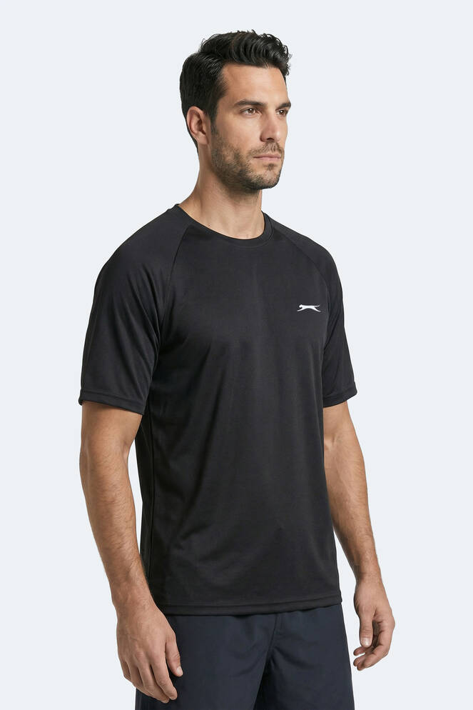 Slazenger RISING Erkek Siyah Tişört