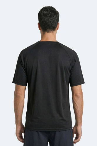 Slazenger RISING Erkek Siyah Tişört - Thumbnail