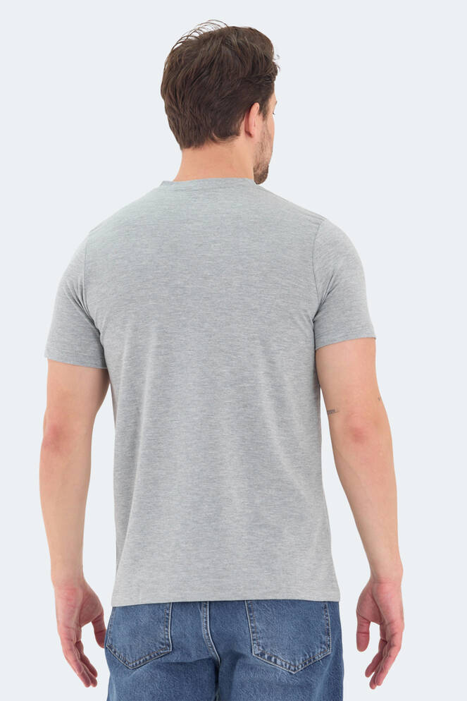 Slazenger RIVALDO Erkek Kısa Kollu T-Shirt Gri