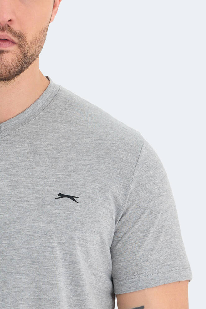 Slazenger RIVALDO Erkek Kısa Kollu T-Shirt Gri