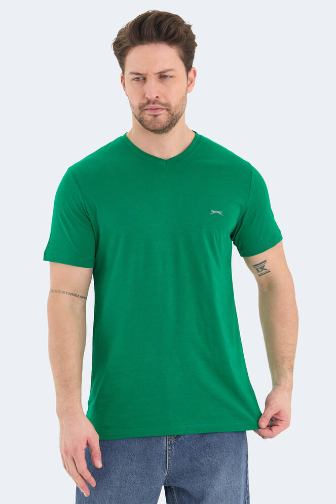 Slazenger RIVALDO Men's Short Sleeve T-Shirt Green