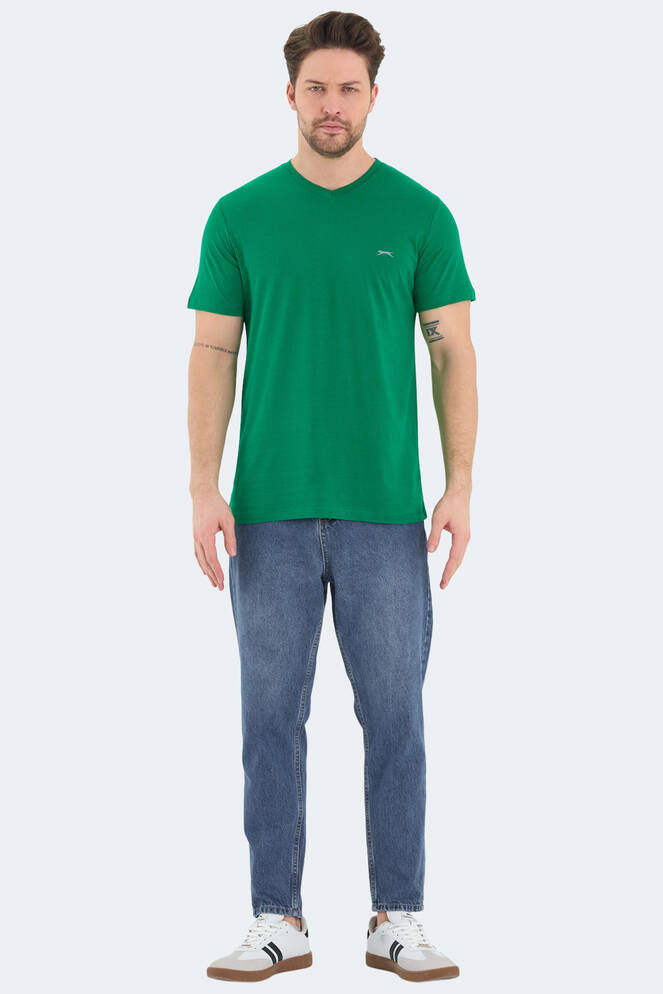 Slazenger RIVALDO Men's Short Sleeve T-Shirt Green
