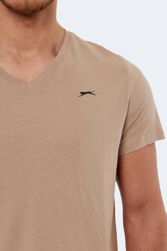 Slazenger RIVALDO Men's Short Sleeve T-Shirt Beige