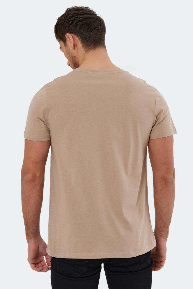 Slazenger RIVALDO Men's Short Sleeve T-Shirt Beige