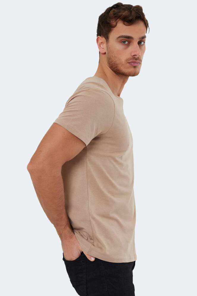 Slazenger RIVALDO Men's Short Sleeve T-Shirt Beige