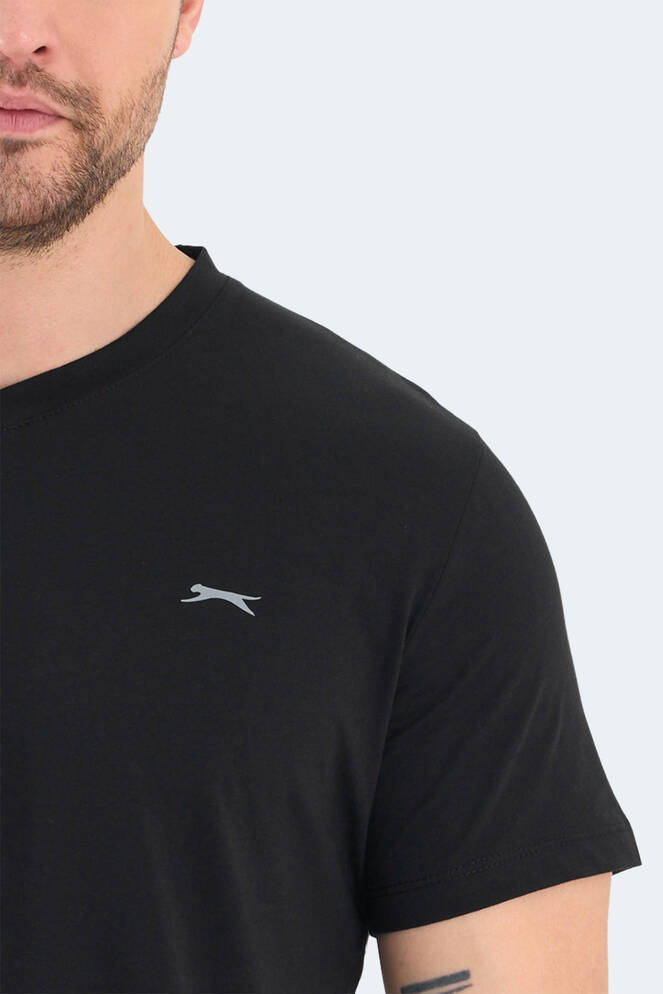Slazenger RIVALDO Men's Short Sleeve T-Shirt Black