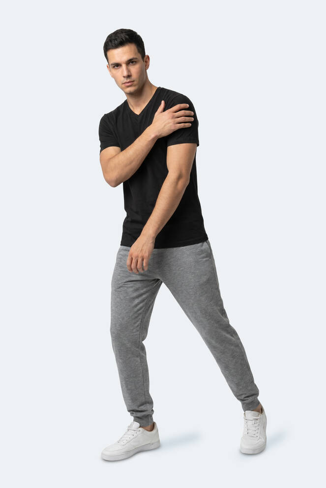 Slazenger RIVALDO Men's Short Sleeve T-Shirt Black