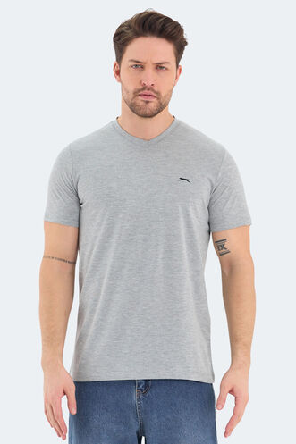 Slazenger - Slazenger RIVALDO Men's Short Sleeve T-Shirt Gray