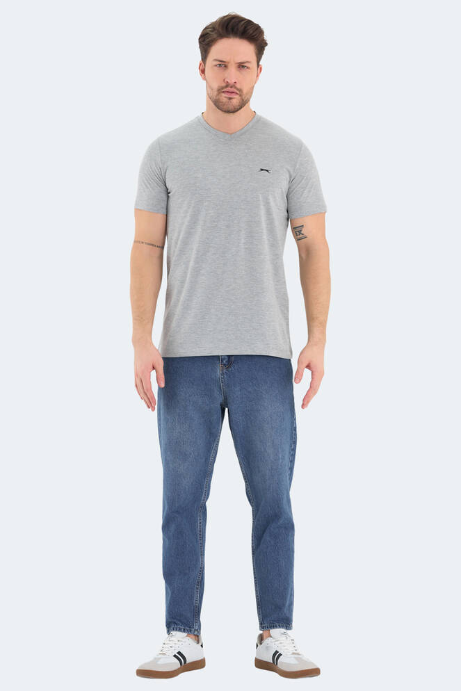 Slazenger RIVALDO Men's Short Sleeve T-Shirt Gray