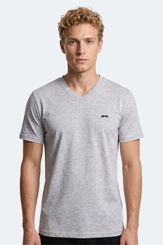Slazenger - Slazenger RIVALDO Men's Short Sleeve T-Shirt Gray