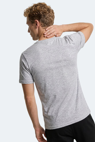 Slazenger RIVALDO Men's Short Sleeve T-Shirt Gray - Thumbnail