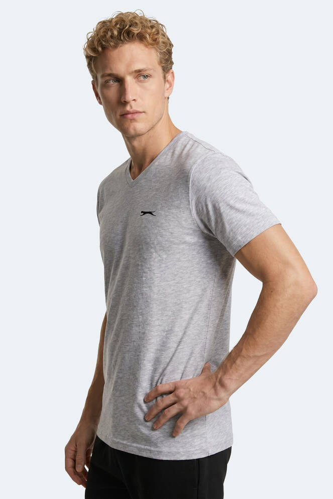Slazenger RIVALDO Men's Short Sleeve T-Shirt Gray