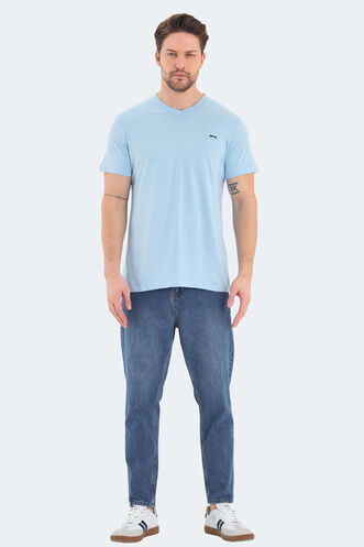 Slazenger RIVALDO Men's T-Shirt Blue - Thumbnail