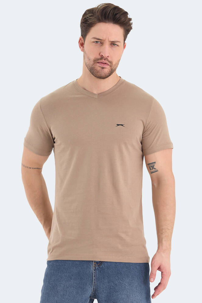 Slazenger RIVALDO Men's T-Shirt Brown