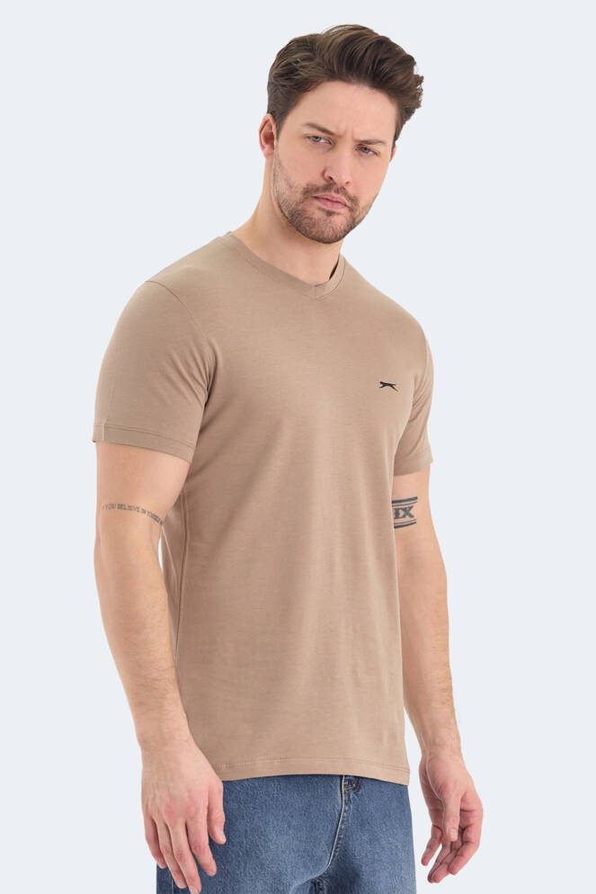 Slazenger RIVALDO Men's T-Shirt Brown