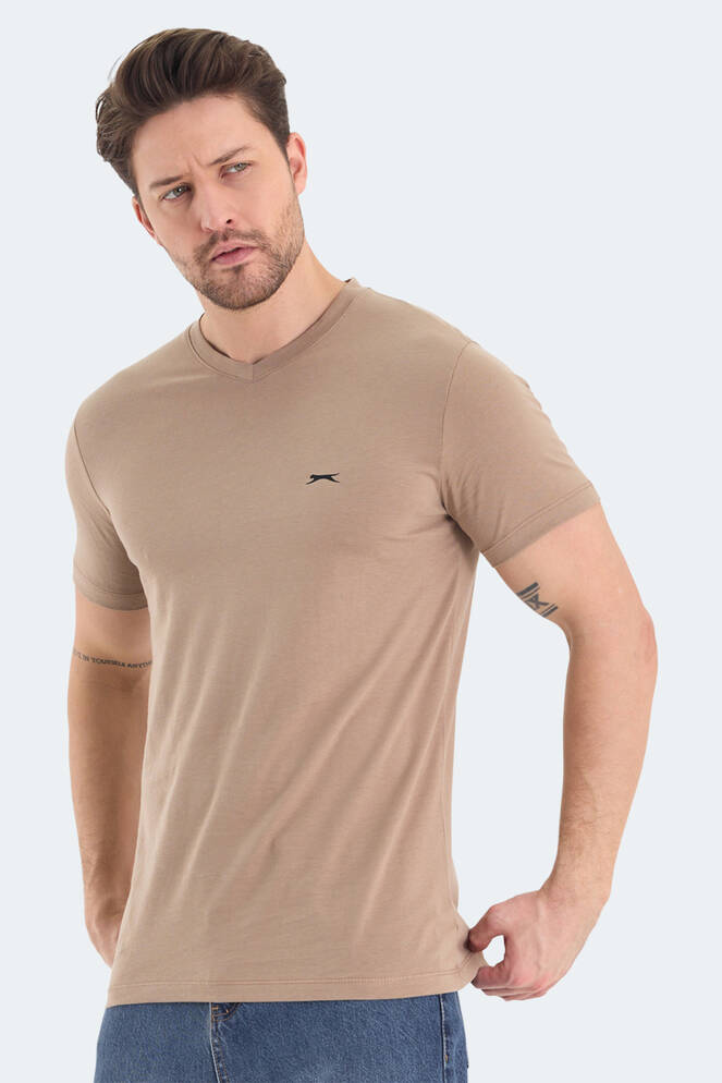 Slazenger RIVALDO Men's T-Shirt Brown