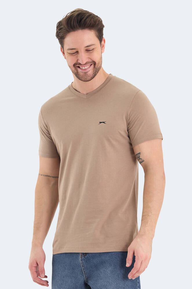 Slazenger RIVALDO Men's T-Shirt Brown