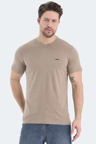 Slazenger - Slazenger RIVALDO Men's T-Shirt Brown