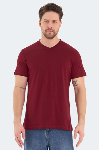Slazenger - Slazenger RIVALDO Men's T-Shirt Burgundy
