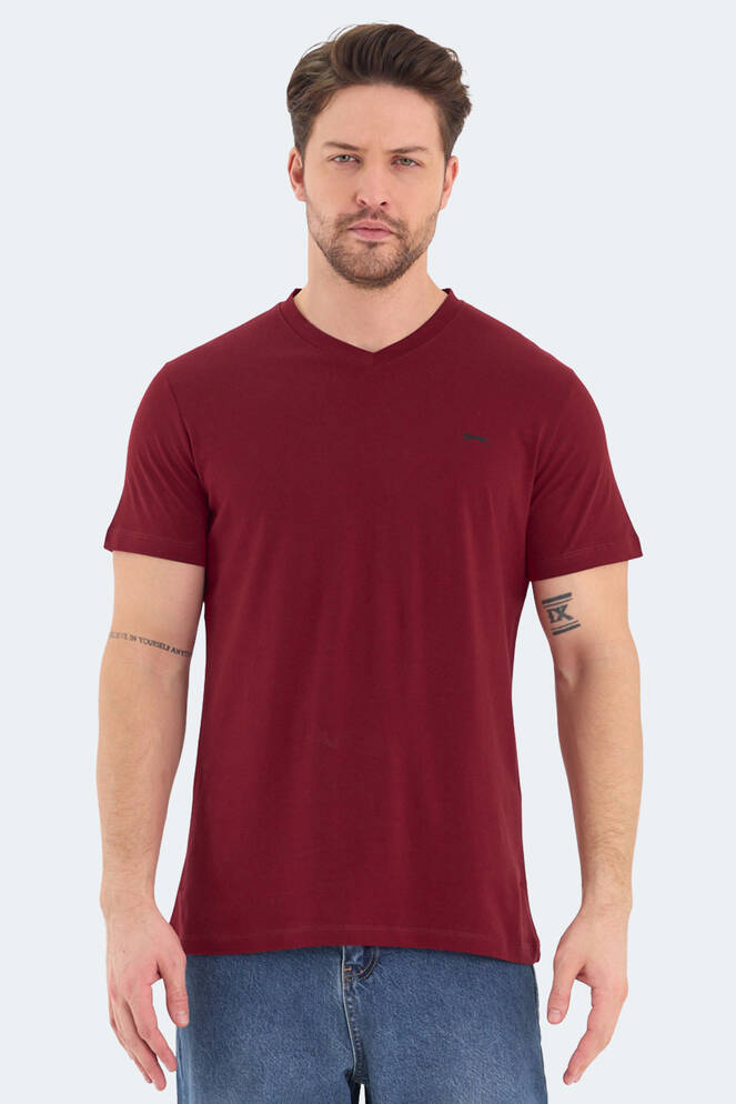 Slazenger RIVALDO Men's T-Shirt Burgundy
